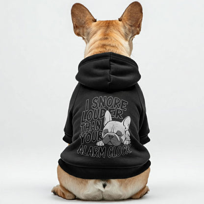 I Snore - Personalized French Bulldog Hoodies with Funny Quotes – Stylish, Cozy, and Premium 100% Cotton