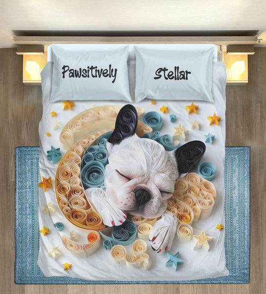 French bulldog king outlet size bedding