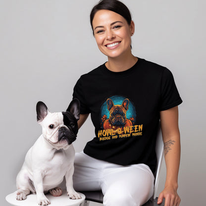 Spooky Frenchie Allure - Unisex T-Shirt