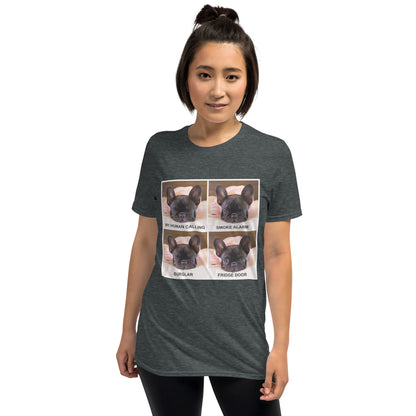 Cute French Bulldog - Unisex T-Shirt