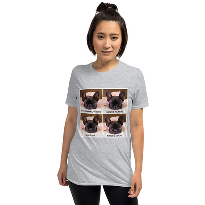 Cute French Bulldog - Unisex T-Shirt