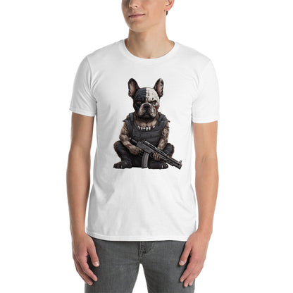 Frenchie Fever Short-Sleeve Unisex T-Shirt - Your Perfect Pick for Canine Couture