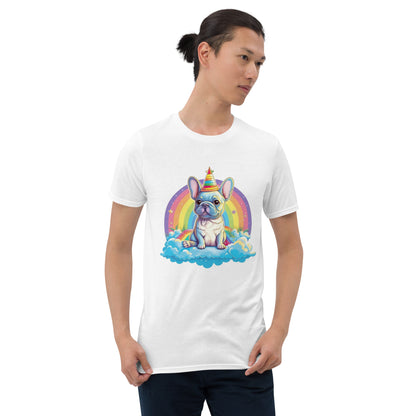 Unicorn Frenchie T-Shirt - Merging Mystical Magic with Canine Charm