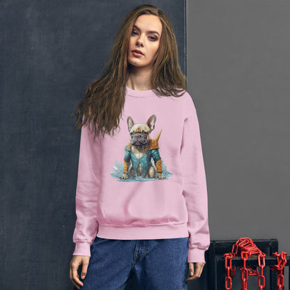 Frenchie Devotion Unisex Sweatshirt: Warm and Stylish Comfort for Dog Lovers