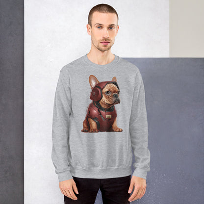 Cozy Frenchie - Unisex Sweatshirt for Dog Lovers