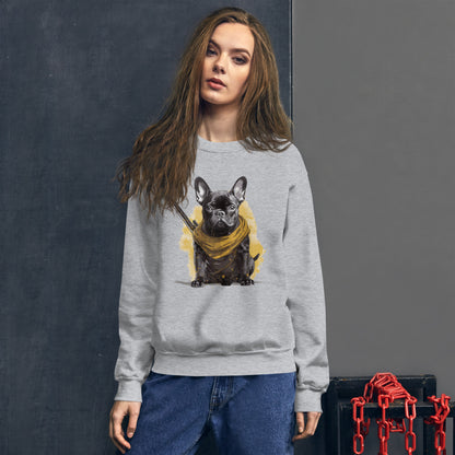 Frenchie Passion Unisex Sweatshirt: Chic and Cozy Wear for Dog Lovers