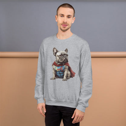 Frenchie Devotion Unisex Sweatshirt: Comfort and Style for Dog Admirers