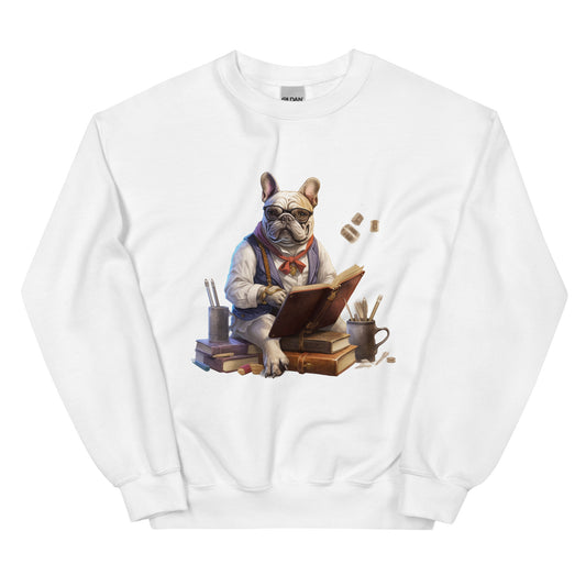 Professor Frenchie - Unisex Crew Neck Sweatshirt