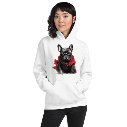 Frenchie Passion Unisex Hoodie - Warm & Fashionable Attire for Dog Enthusiasts