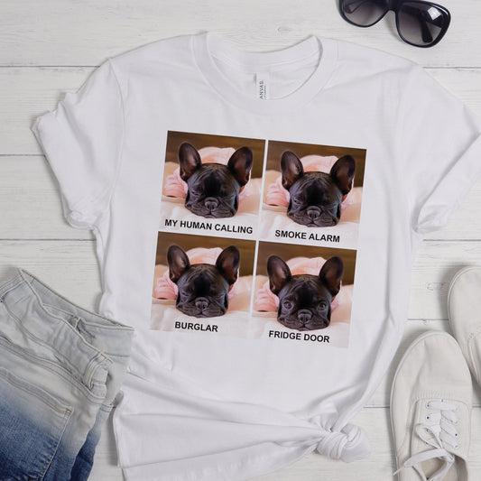 Cute French Bulldog - Unisex T-Shirt