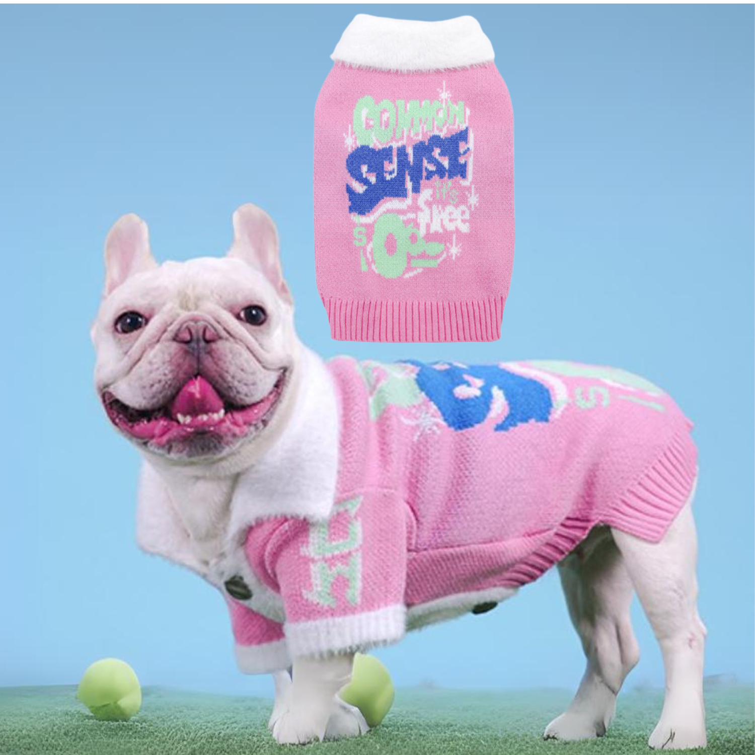 www.frenchie.shop-French-Bulldog-Sporty-Winter-Sweater-pink