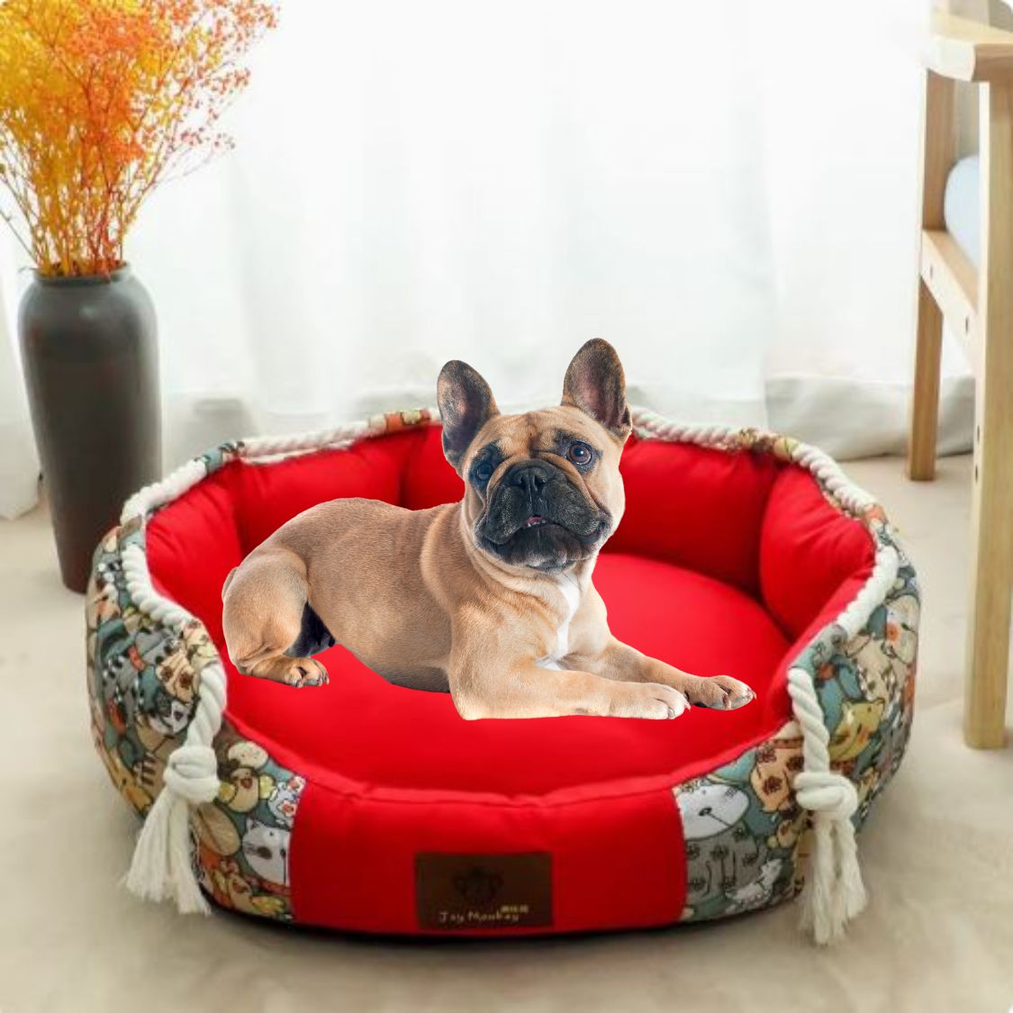 www.frenchie.shop-PawHaven-Soft-Frenchie-Bed-Comfortable-and-Stylish-Sleep-Solution-for-French-Bulldog