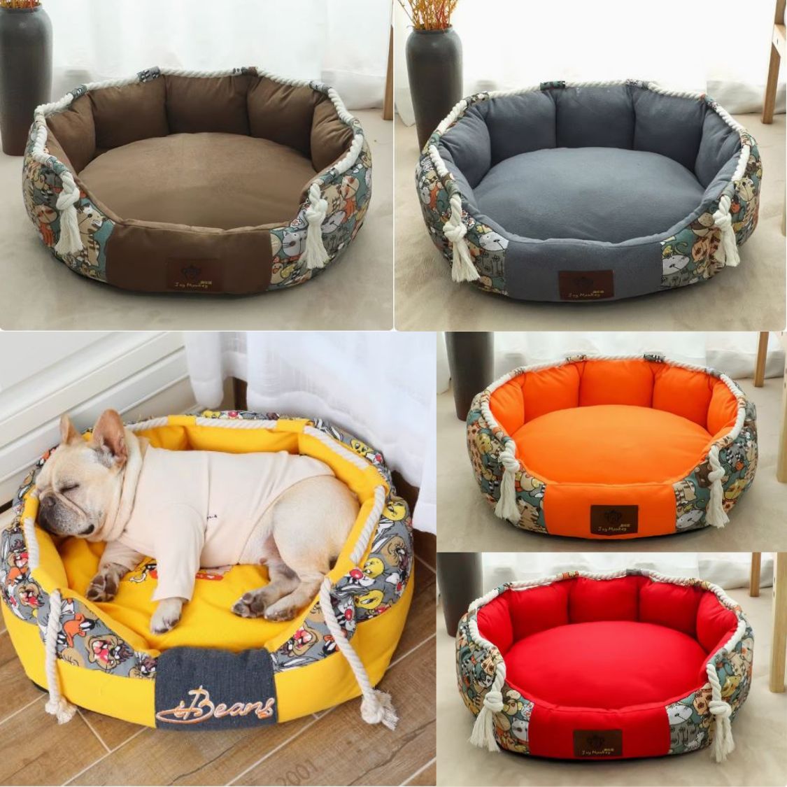 www.frenchie.shop-PawHaven-Soft-Frenchie-Bed-Comfortable-and-Stylish-Sleep-Solution-for-French-Bulldog