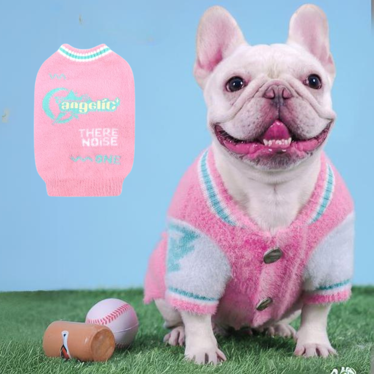 Fashion pink frenchie