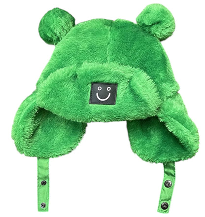 www.frenchie.shop-Winter-Warm-Dog-Hat - Cozy-Green-Lei-Feng-Style-for-French-Bulldogs