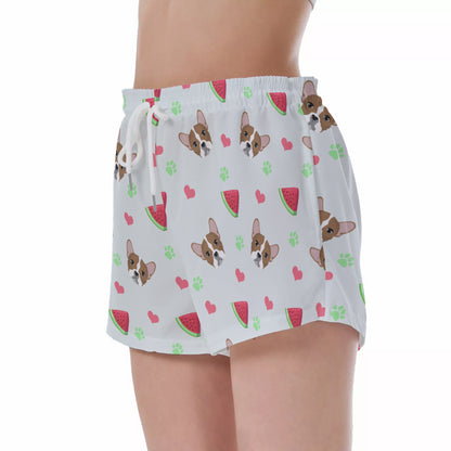 LUNA - Women's Short Pants - Frenchie Bulldog Shop