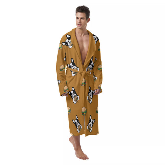 PORTER - Men's Robe - Frenchie Bulldog Shop