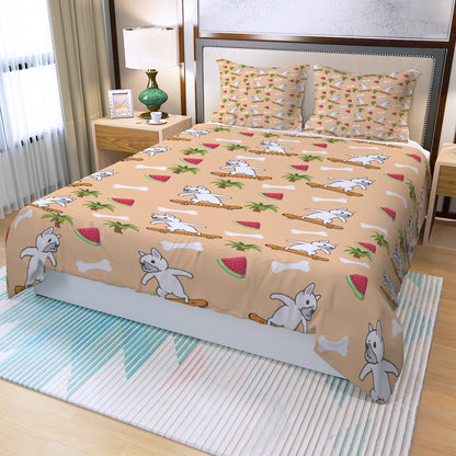 WILLOW - Three Piece Duvet Cover Set - Frenchie Bulldog Shop