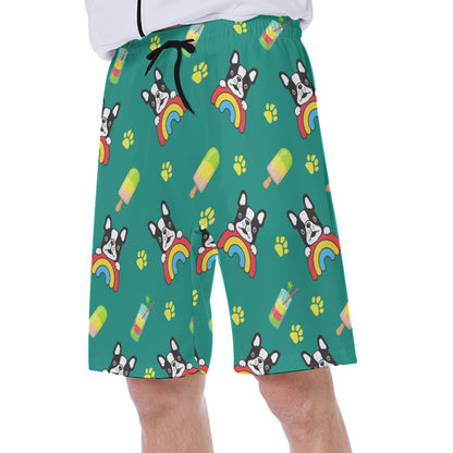 OSCAR - Men's Beach Shorts - Frenchie Bulldog Shop