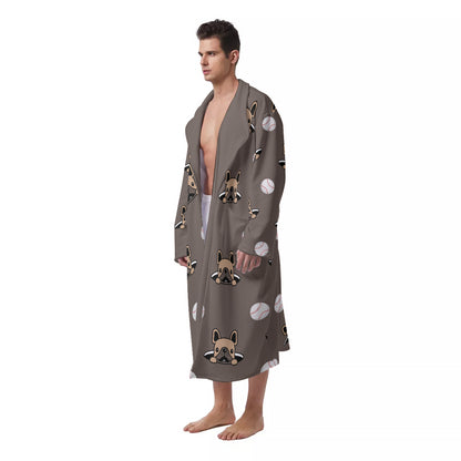 MAC - Bathrobe for Men - Frenchie Bulldog Shop