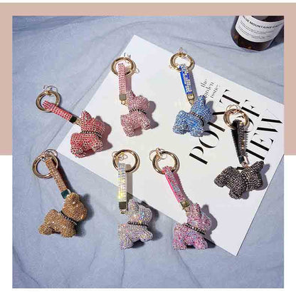 Luxury French Bulldog Keychain - Frenchie Bulldog Shop