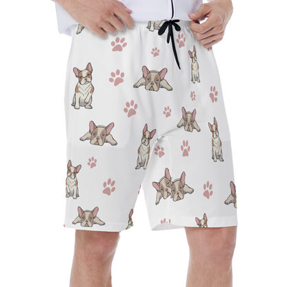 LEO - Men's Beach Shorts - Frenchie Bulldog Shop