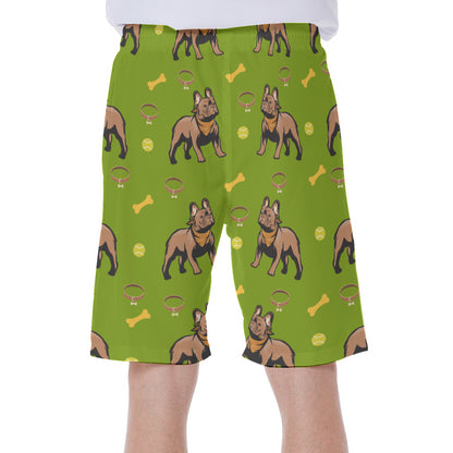 HENRY - Men's Beach Shorts - Frenchie Bulldog Shop