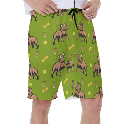 HENRY - Men's Beach Shorts - Frenchie Bulldog Shop