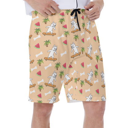 KOBE - Men's Beach Shorts - Frenchie Bulldog Shop