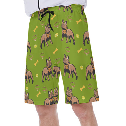 HENRY - Men's Beach Shorts - Frenchie Bulldog Shop