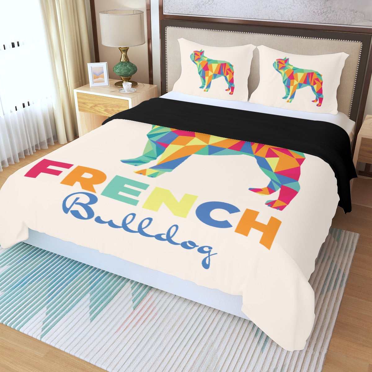 French 2024 bulldog comforter