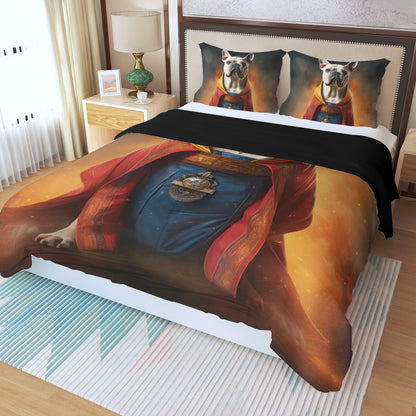 Mystical Frenchie Duvet Cover Set - Dream in Dimensions