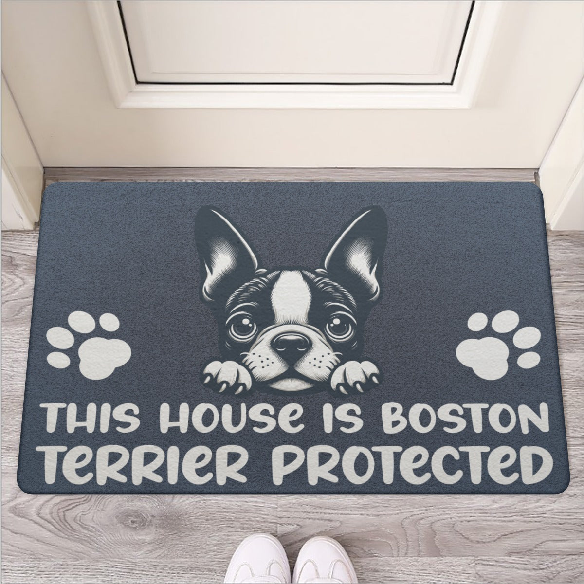 Tucker - Door Mat for Boston Terrier lovers