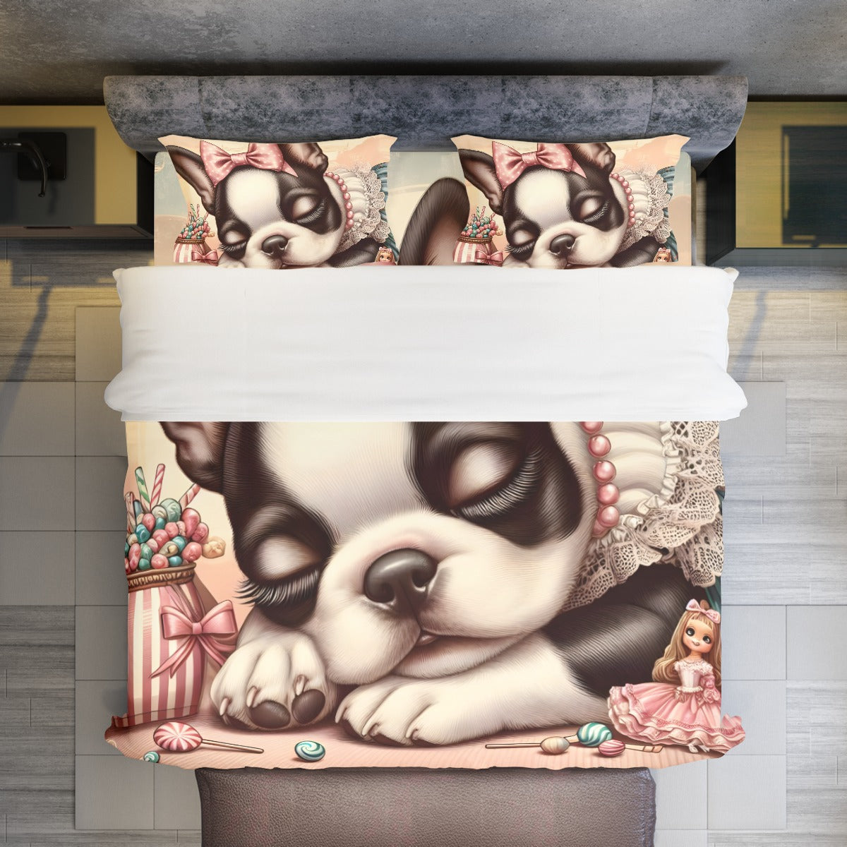 Brutus - Duvet Cover Set for Boston Terrier lovers