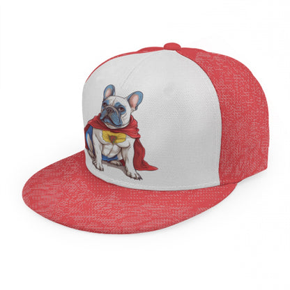 Playful Frenchie-Themed Unisex Baseball Cap