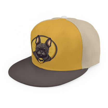 Frenchie Bat - Baseball-Cap-With-Flat-Brim-Frenchie.shop