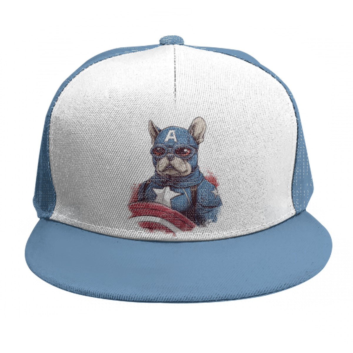 Vibrant Frenchie-Printed Unisex Baseball Cap