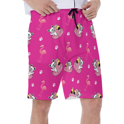 OAKEY - Men's Beach Shorts - Frenchie Bulldog Shop