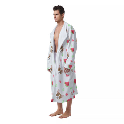 PORTER - Bathrobe for Men - Frenchie Bulldog Shop