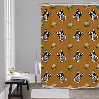 PORTER - Shower Curtains - Frenchie Bulldog Shop