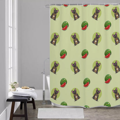 ROCKY - Shower Curtains - Frenchie Bulldog Shop