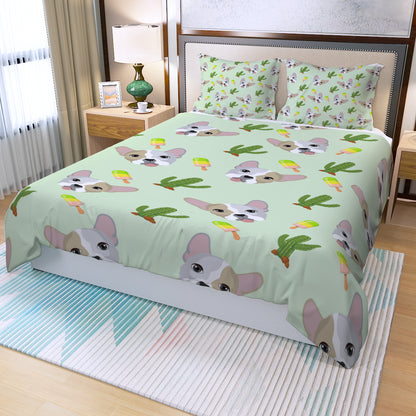 LUNA - Three Piece Duvet Cover Set - Frenchie Bulldog Shop