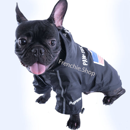 StylishPaw Raincoat [Black Edition] - Frenchie Bulldog Shop