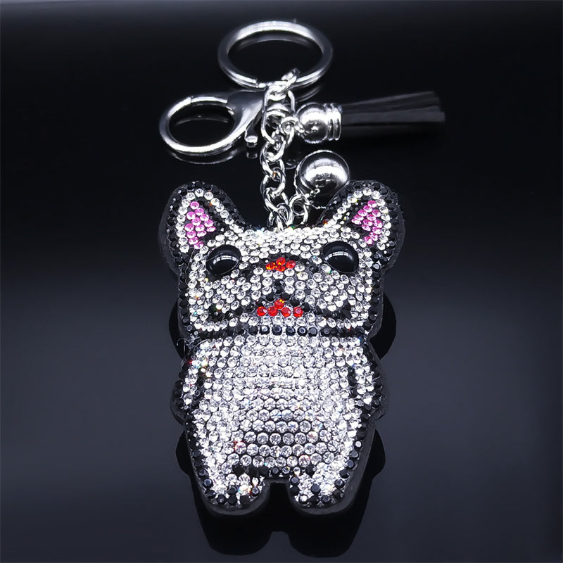 Real Louis Vuitton French Bulldog Keychain for Sale in San Diego
