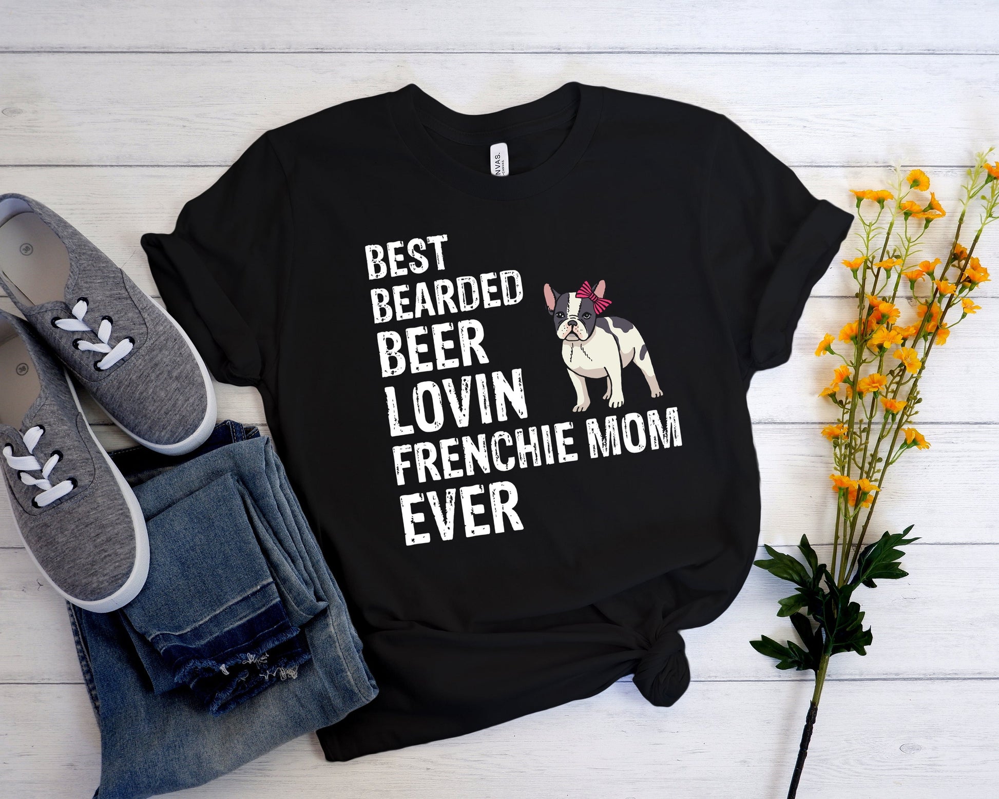 Lovin Mom - Unisex T-Shirt - Frenchie Bulldog Shop