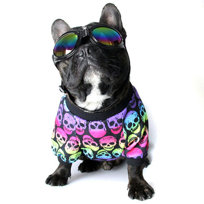 Skull Pattern Shirt for French Bulldog (WS80) - Frenchie Bulldog Shop