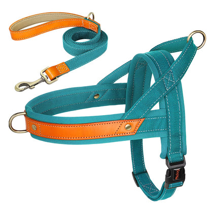 French Bulldog No Pull Collar Harness Leash Set (WS0223) - Frenchie Bulldog Shop