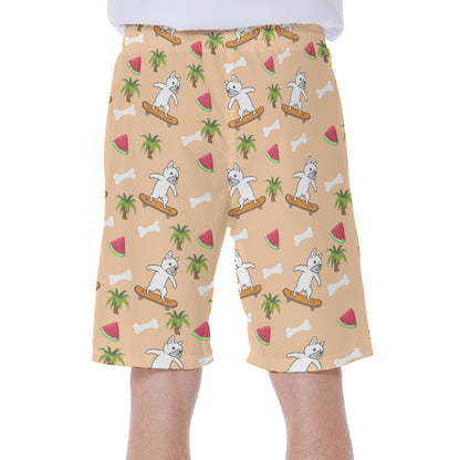 KOBE - Men's Beach Shorts - Frenchie Bulldog Shop