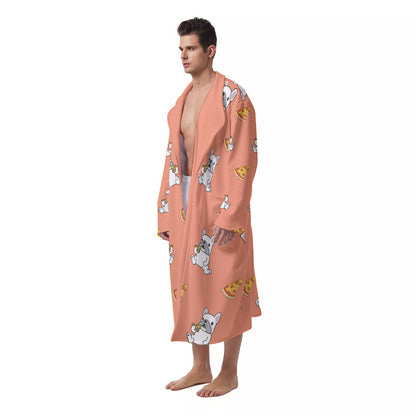 ROMEO - Bathrobe for Men - Frenchie Bulldog Shop