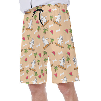 KOBE - Men's Beach Shorts - Frenchie Bulldog Shop